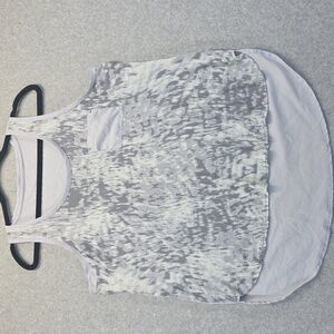 Calvin Klein Gray Patterned Tank Top